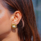 Floral Pearl Earring