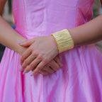 Golden Wire Wrapped Kada