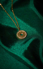 Roman Time Stones Pendant Necklace