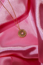 Roman Time Stones Pendant Necklace