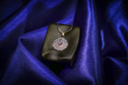 Dualtone Sparkle Diamond Pendant Necklace