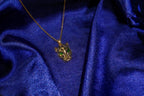 Green eyed Panther Pendat Necklace