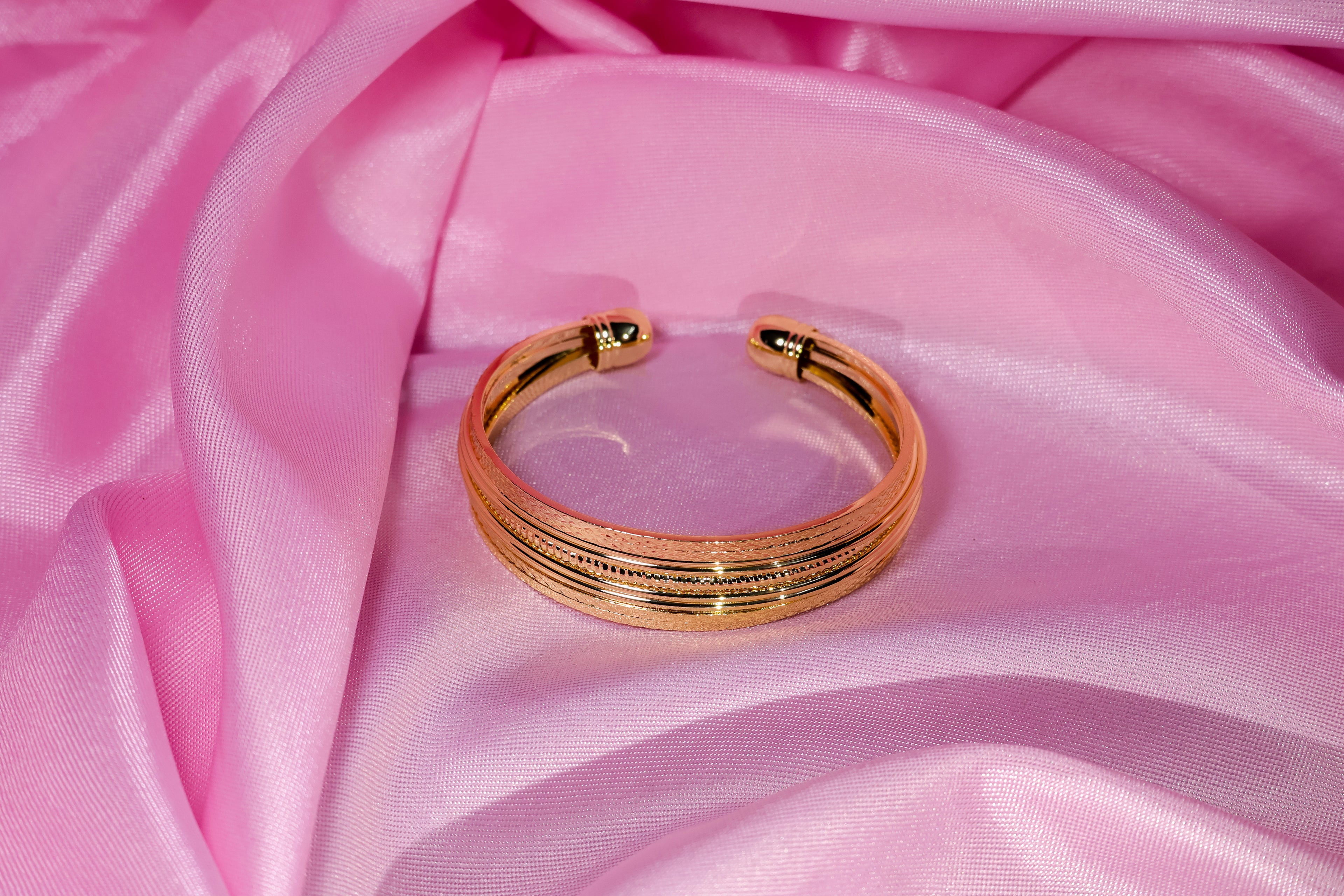 Golden Multi- textured Kada
