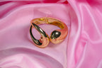 Waterdrop and Hollow loop Kada
