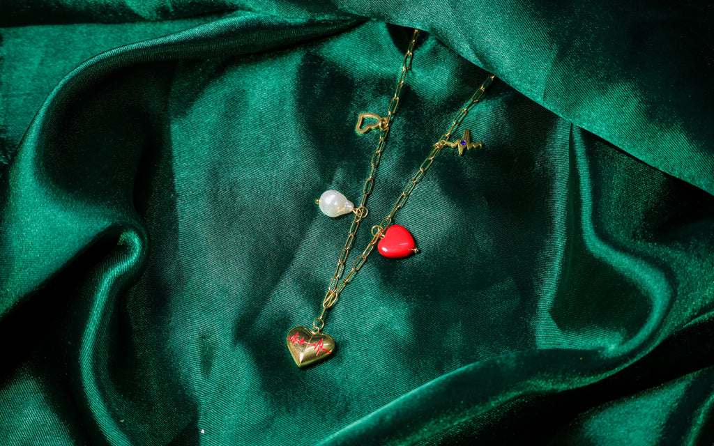 Love is Lifeline Charms Necklace