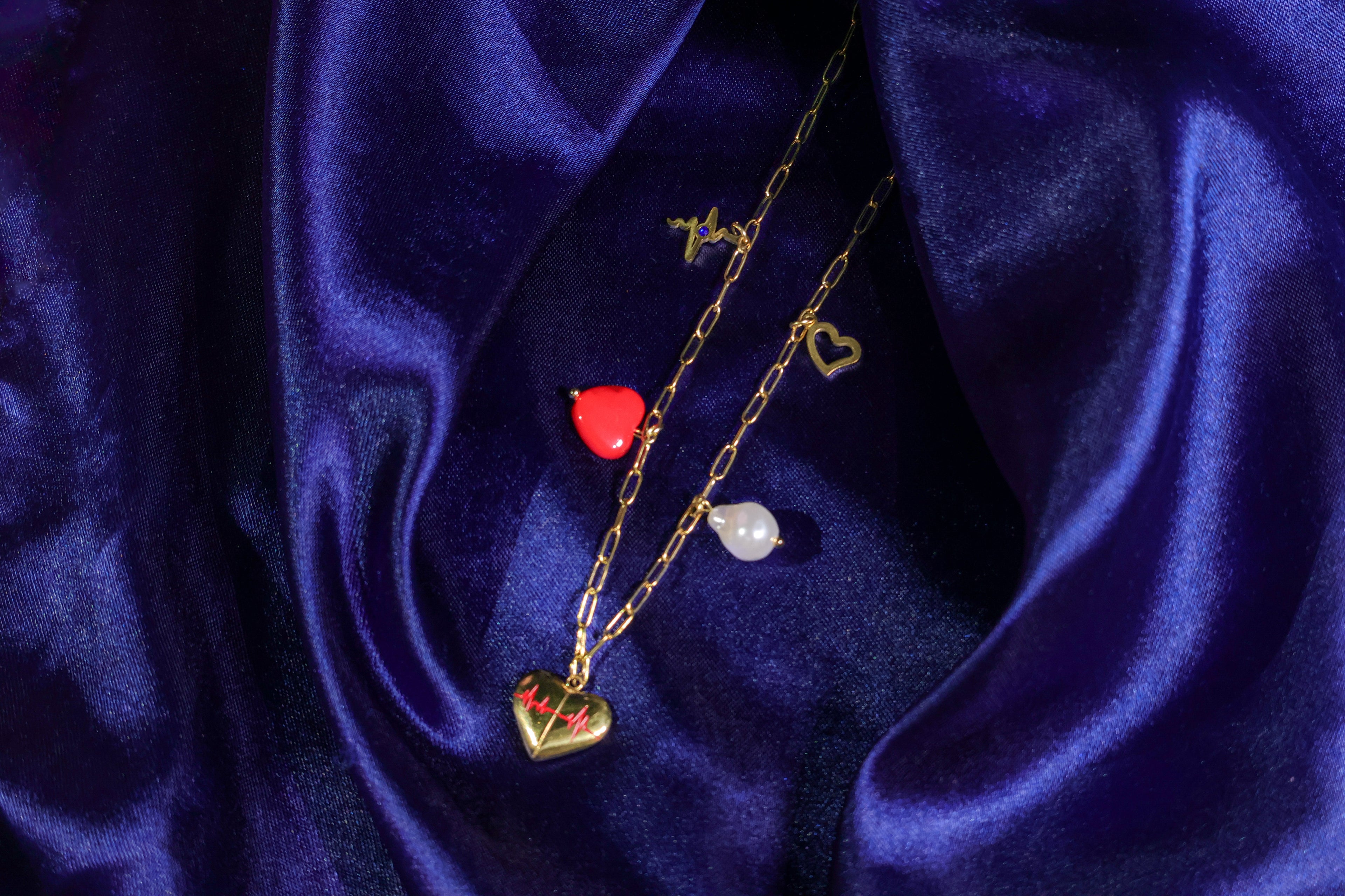 Love is Lifeline Charms Necklace