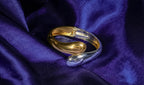 Dualtone Waterdrop Cuff Kada
