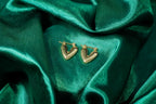 Golden Heart Earhoop