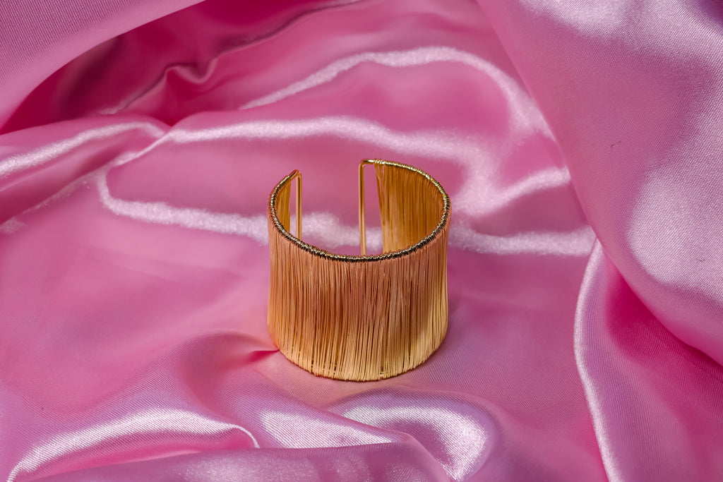 Golden Wire Wrapped Kada