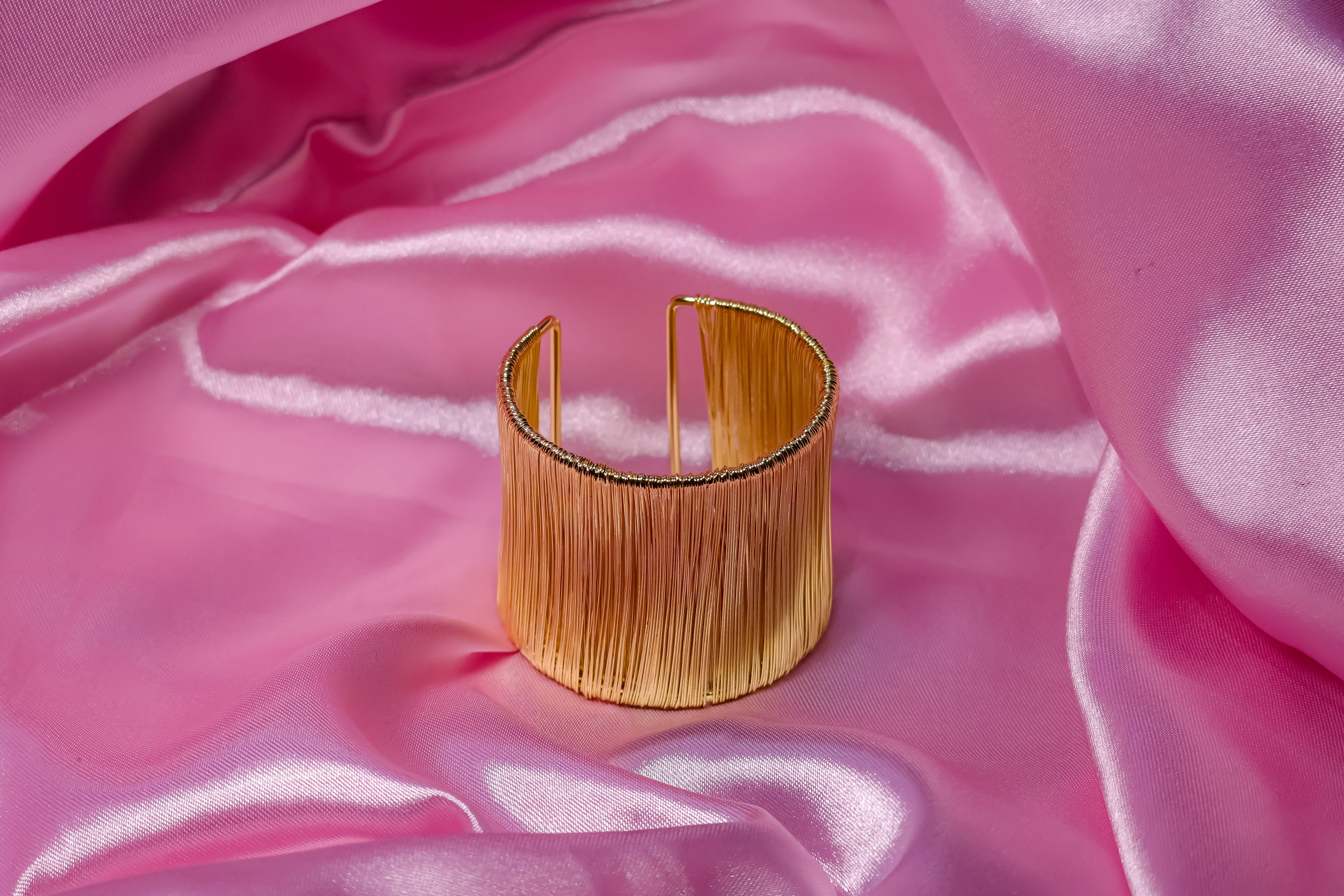 Golden Wire Wrapped Kada