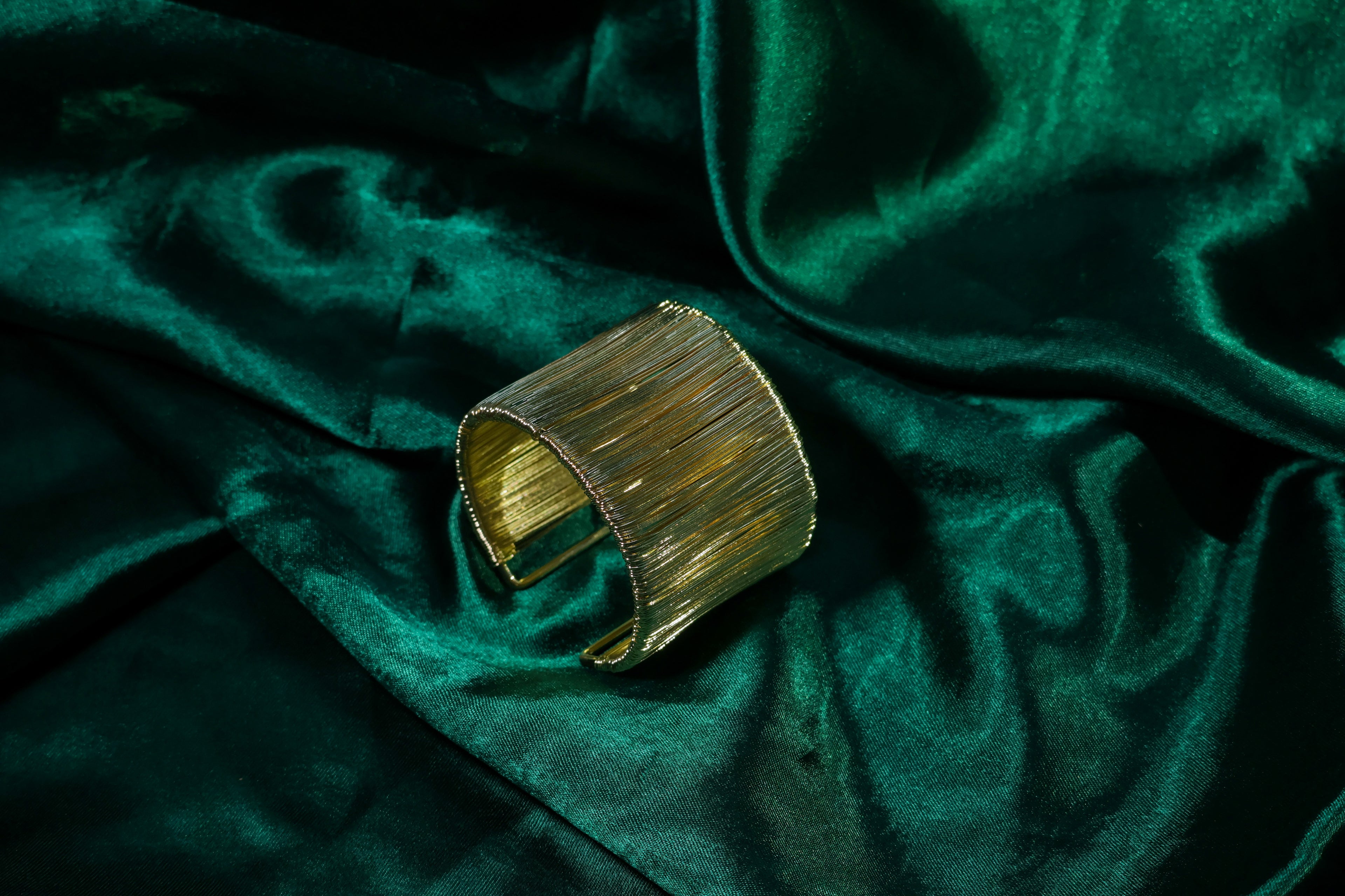 Golden Wire Wrapped Kada