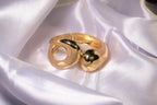 Waterdrop and Hollow loop Kada