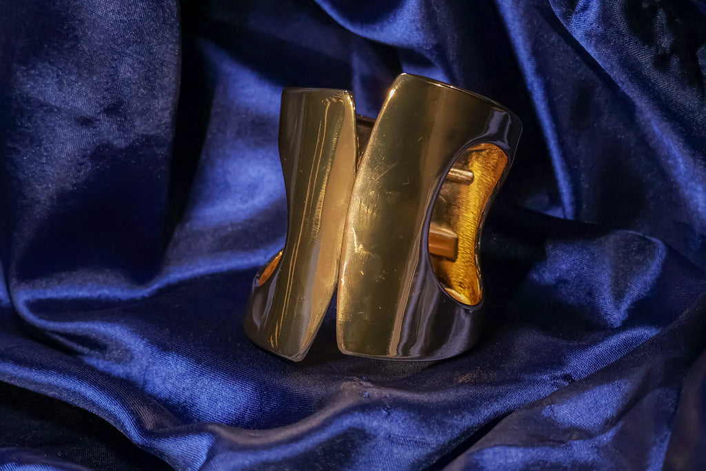 Big Golden Molten Clip Kada