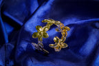 Golden Floral Motifs Kada