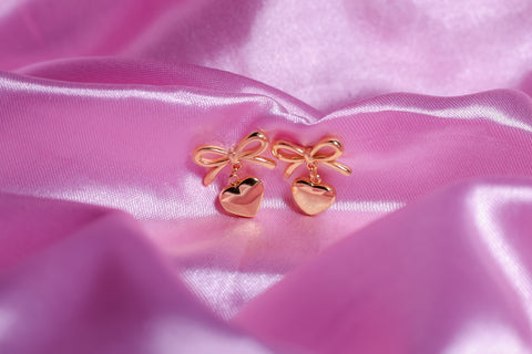 Golden Bow Affair Earring