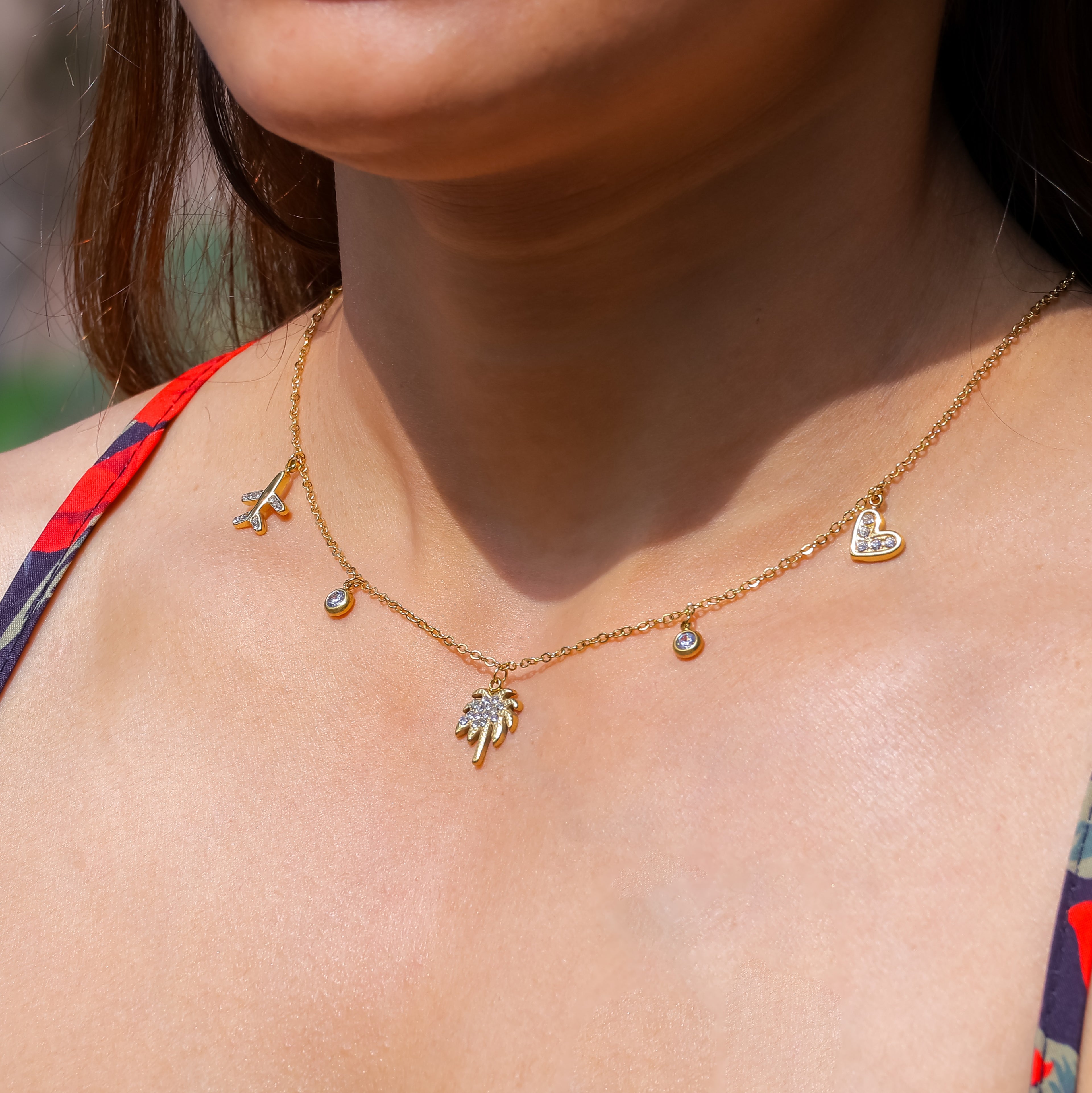 Travel is Love Charms Necklaces